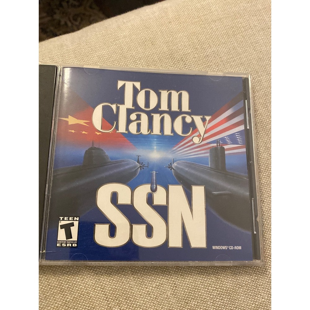 Tom Clancy's SSN PC Game Windows 95 98 ME Submarine Combat Sim 1996 CDS Simon